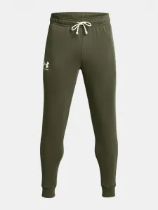 Under Armour RIVAL Pánske nohavice, khaki, veľkosť