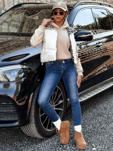 Dámske skinny rifle JEANLIFE modré