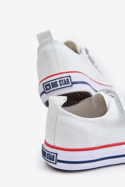 Big Star Children's Velcro Sneakers White