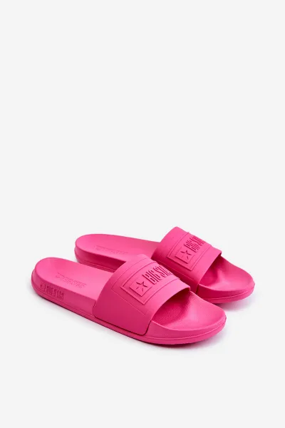 Lightweight Women's Slippers Big Star OO274037 Fuchsia