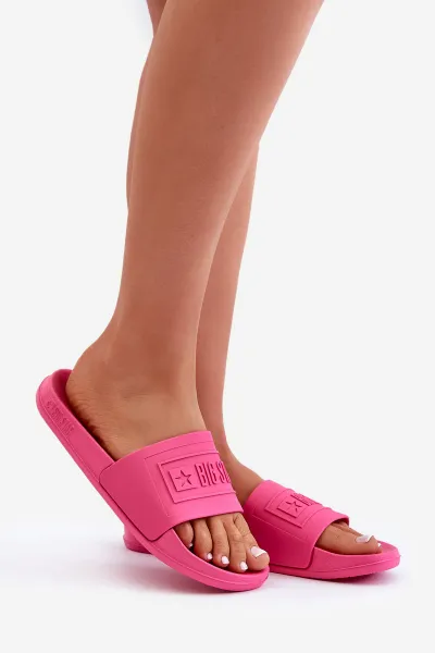 Lightweight Women's Slippers Big Star OO274037 Fuchsia