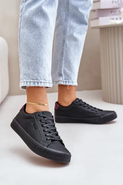 Women's Insulated Sneakers Big Star Black