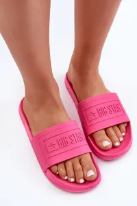 Lightweight Women's Slippers Big Star OO274037 Fuchsia
