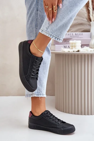 Women's Insulated Sneakers Big Star Black