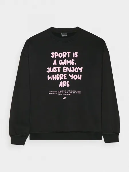 Girls' sweatshirt 4F