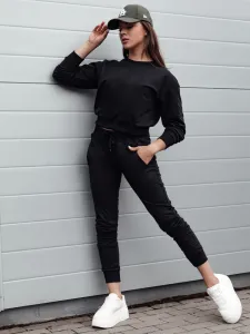 Dámske čierne tepláky FITS