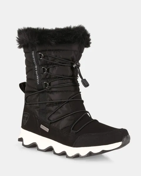 Women's winter shoes Kilpi FROZEN HIGH WP-W BLACK