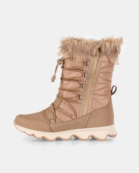 Women's winter shoes Kilpi FROZEN HIGH WP-W Brown