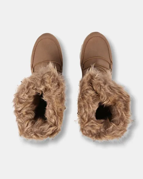 Women's winter shoes Kilpi FROZEN HIGH WP-W Brown
