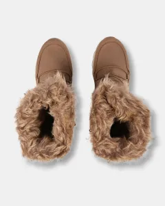 Women's winter shoes Kilpi FROZEN HIGH WP-W Brown