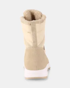 Women's winter shoes Kilpi CANDY HIGH WP-W BEIGE