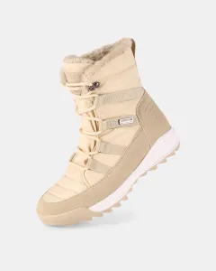 Women's winter shoes Kilpi CANDY HIGH WP-W BEIGE