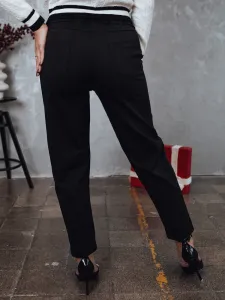 Čierne dámske nohavice chinos NADIFORMAL