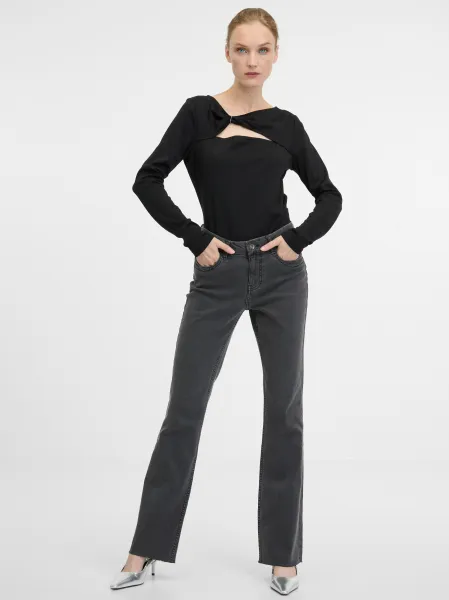 Women's Black Long Sleeve T-Shirt ORSAY - Women's