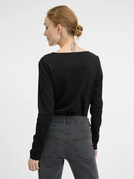 Women's Black Long Sleeve T-Shirt ORSAY - Women's