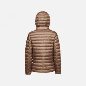 Dark Brown Women's Quilted Jacket Geox Jaysen - Women's