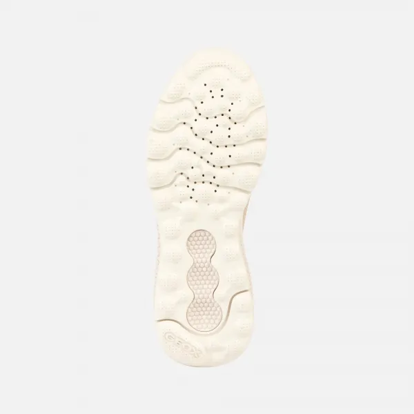 Cream women's sneakers Geox Spherica Actif - Women's