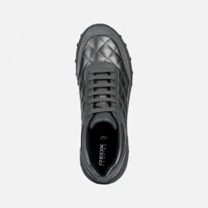 Dark gray women's sneakers Geox Alleniee - Women's
