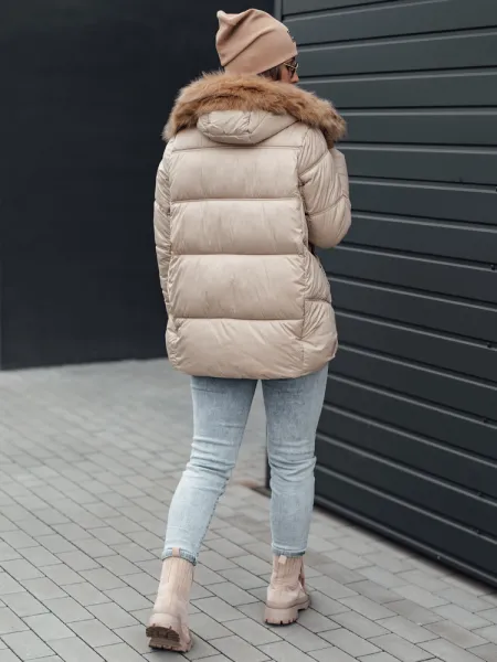 Dámska zimná bunda NORDKOLL s kapucňou