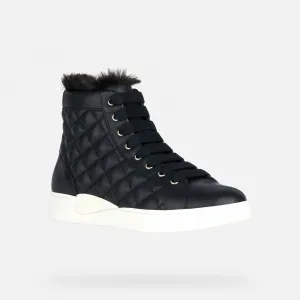 Black women's sneakers Geox Lauressa A - Nappa - Women's