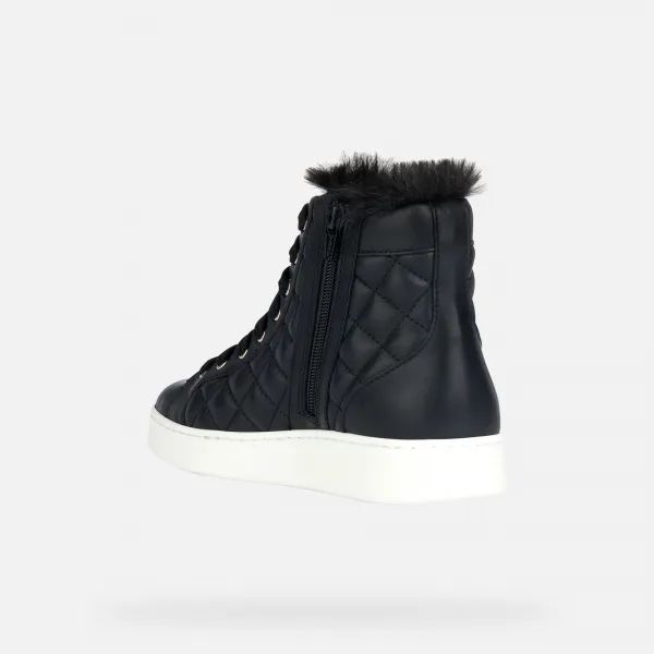 Black women's sneakers Geox Lauressa A - Nappa - Women's