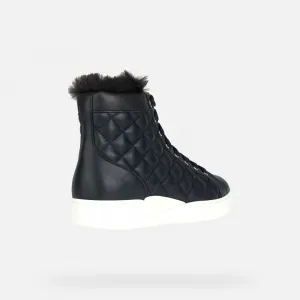 Black women's sneakers Geox Lauressa A - Nappa - Women's
