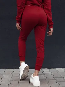 Dámske bordové tepláky FITS