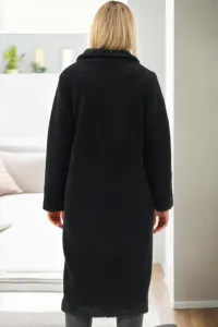 Z6775 DEWBERRY WOMEN'S COAT-BLACK-1