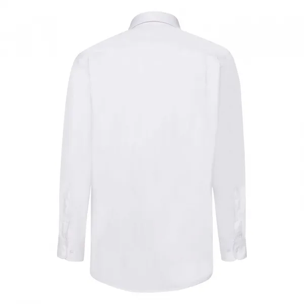 FRUIT OF THE LOOM F13•LONG SLEEVE POPLIN SHIRT