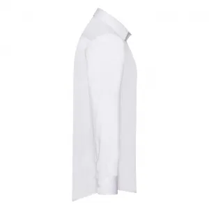 FRUIT OF THE LOOM F13•LONG SLEEVE POPLIN SHIRT