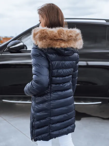 Dámska bunda REBECCA modrá Dstreet
