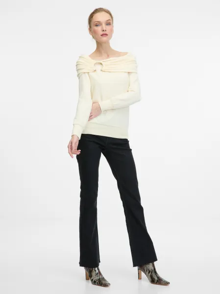 Cream Women's Long Sleeve T-Shirt ORSAY - Women's