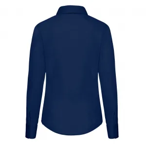 FRUIT OF THE LOOM F17•LADIES LONG SLEEVE POPLIN SHIRT