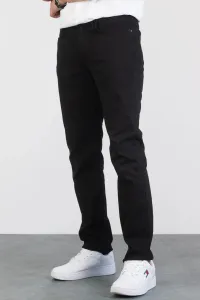 23648 Dewberry Regular Fit Stretchy Hlt Denim Mens Jeans-BLACK