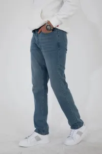23648 Dewberry Regular Fit Stretchy Hlt Denim Mens Jeans-BLUE