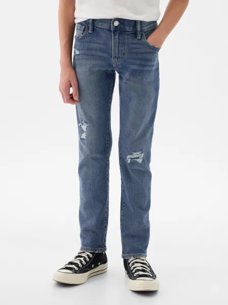 GAP Children's slim jeans Rip & Repair - Boys