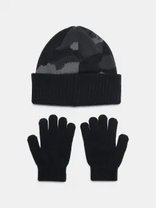 Boys' cap Under Armour B Beanie/Glove Combo-BLK - Boys
