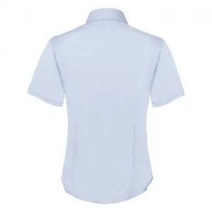 FRUIT OF THE LOOM F16•LADIES SHORT SLEEVE OXFORD SHIRT
