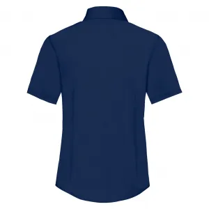 FRUIT OF THE LOOM F18•LADIES SHORT SLEEVE POPLIN SHIRT