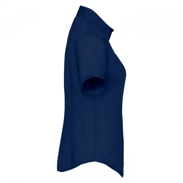 FRUIT OF THE LOOM F18•LADIES SHORT SLEEVE POPLIN SHIRT