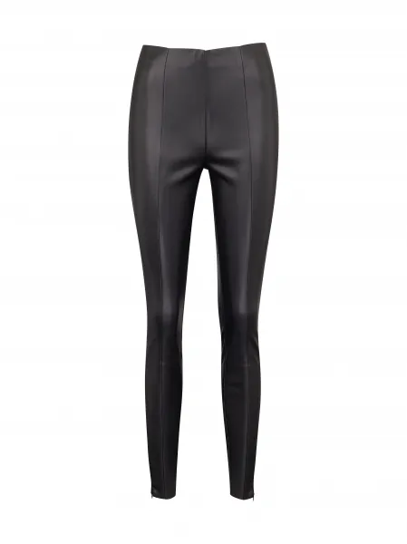 Black Women's Leatherette Trousers ORSAY - Women's