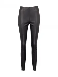 Black Women's Leatherette Trousers ORSAY - Women's