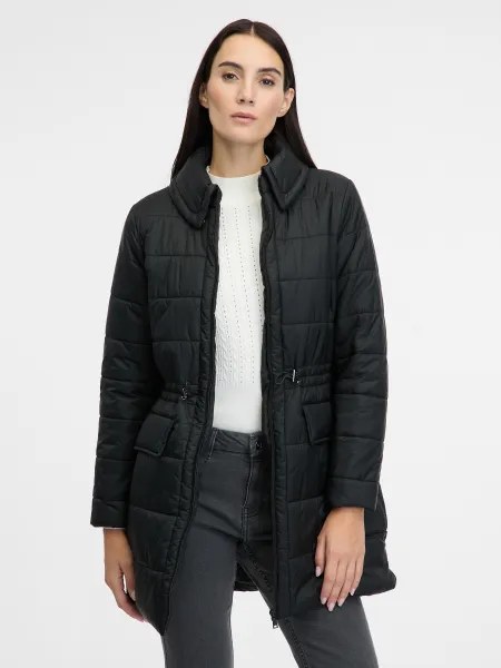 Black Women's Winter Jacket ORSAY - Women's