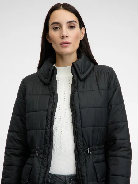 Black Women's Winter Jacket ORSAY - Women's
