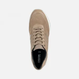 Brown women's sneakers Geox Desya - Women's