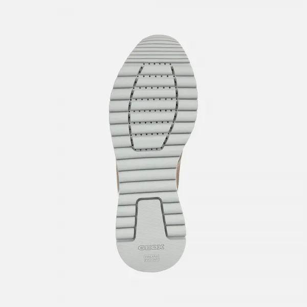 Brown women's sneakers Geox Desya - Women's