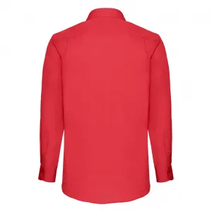 FRUIT OF THE LOOM F14•SHORT SLEEVE POPLIN SHIRT