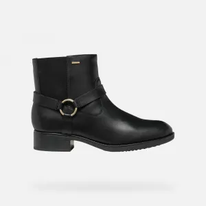 Black women's ankle boots Geox Felicity ABX - Women's