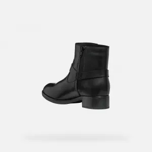 Black women's ankle boots Geox Felicity ABX - Women's