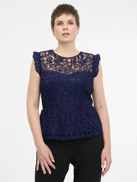 Dark blue women's blouse ORSAY - Women's